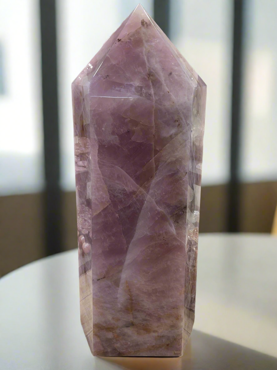 Natural Rose Quartz Obelisk from Brazil - 1,102 lbs / 55"