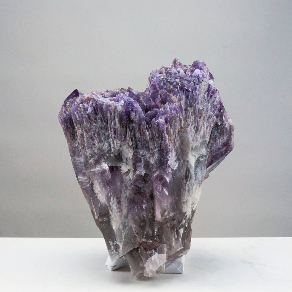 Elestial Amethyst Cluster Point from Brazil - 43lbs / 14"