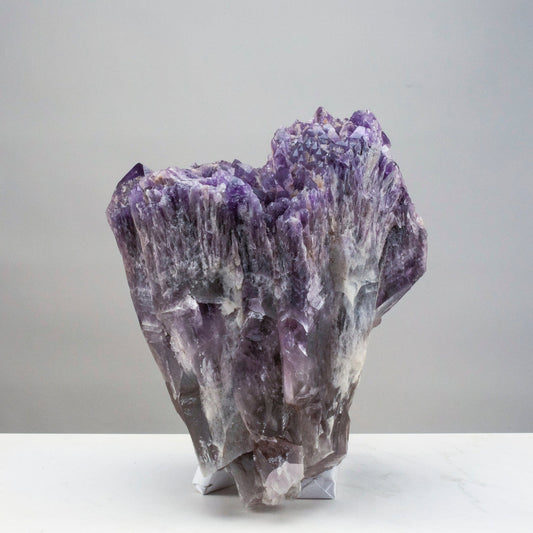Elestial Amethyst Cluster Point from Brazil - 43lbs / 14"