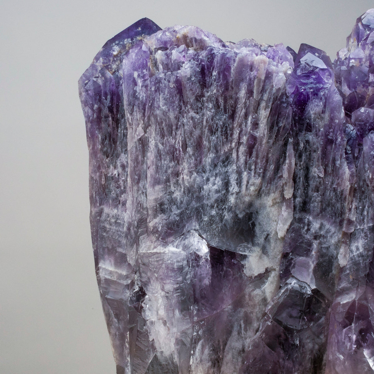 Elestial Amethyst Cluster Point from Brazil - 43lbs / 14"