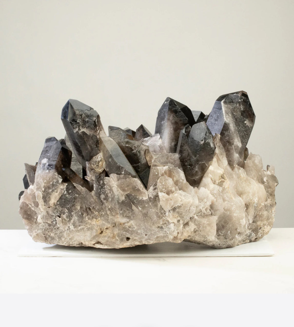 Smoky Quartz Cluster from Brazil - 23" / 116 lbs