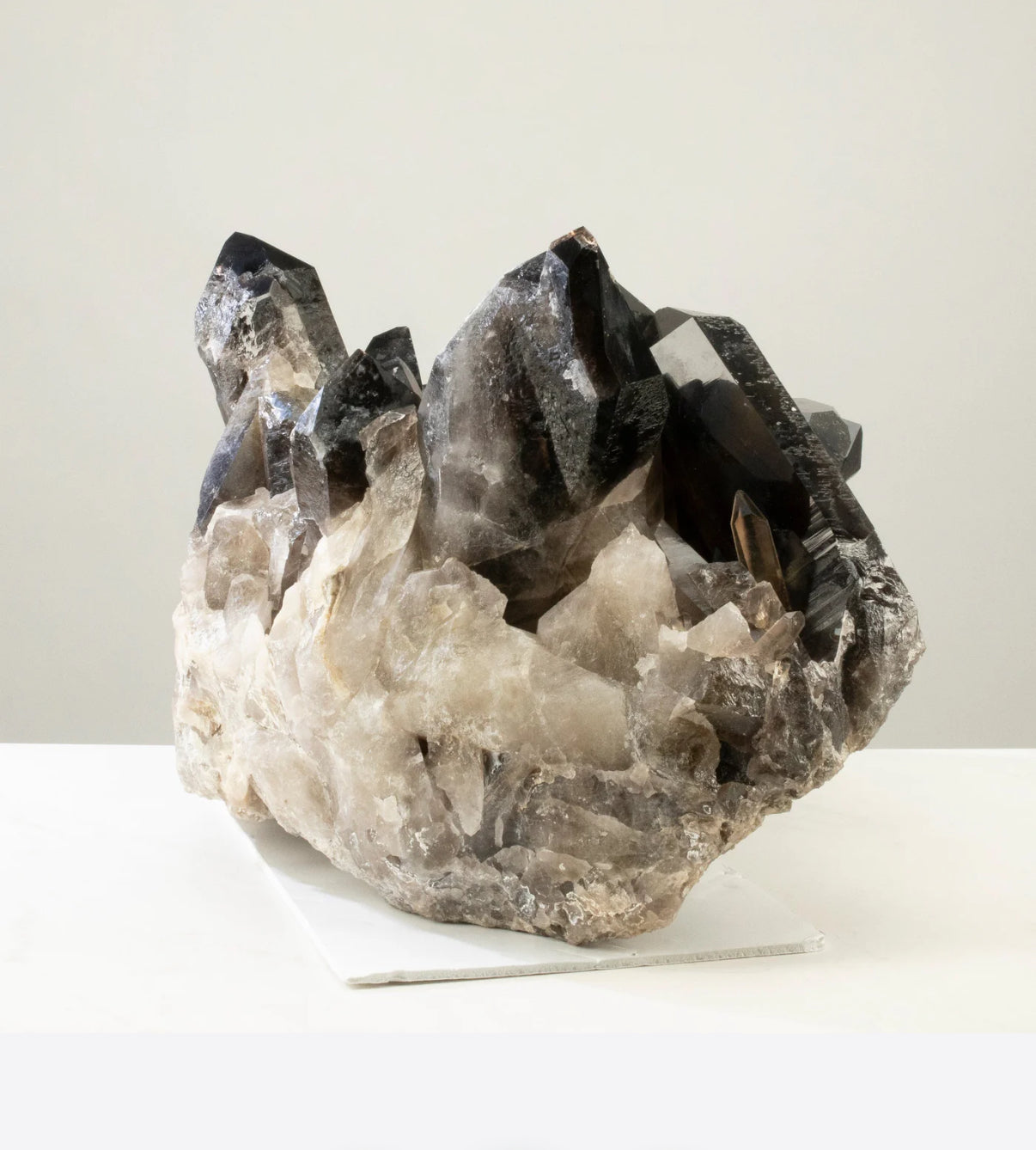 Smoky Quartz Cluster from Brazil - 23" / 116 lbs