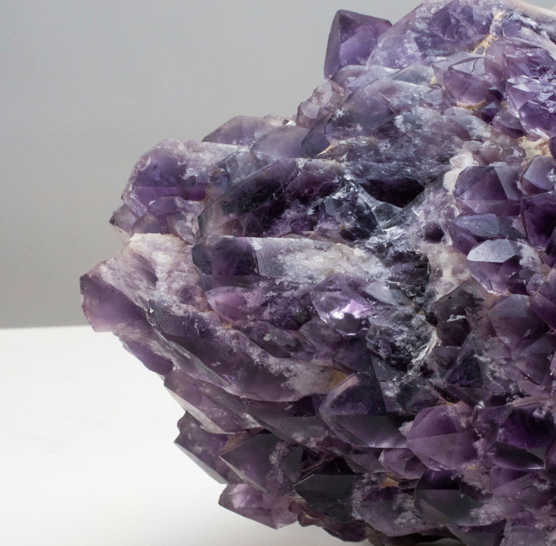 Elestial Amethyst Cluster Point from Brazil - 16 lbs / 13"