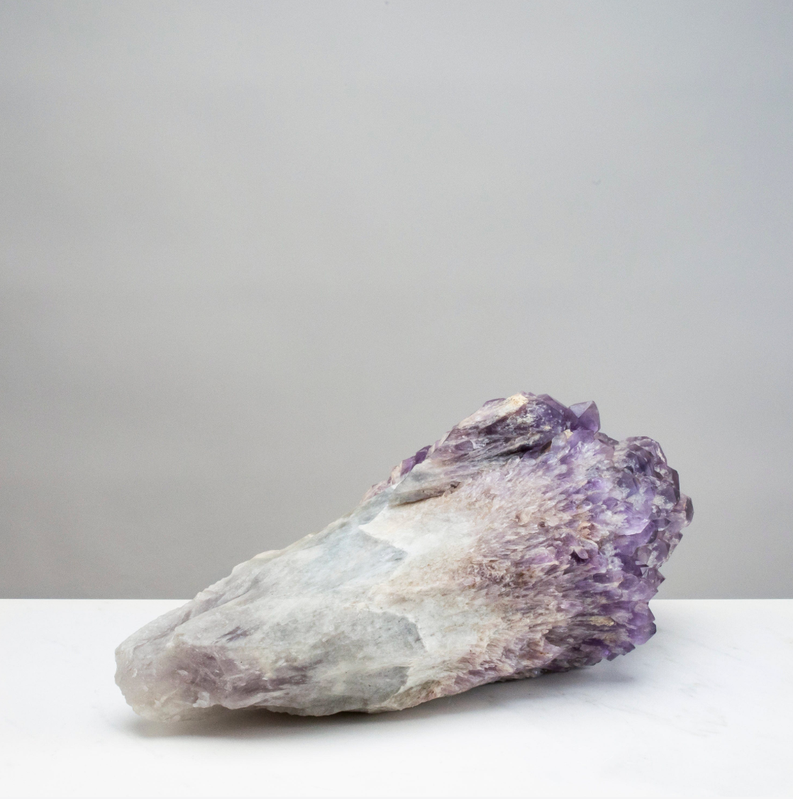 Elestial Amethyst Cluster Point from Brazil - 16 lbs / 13"