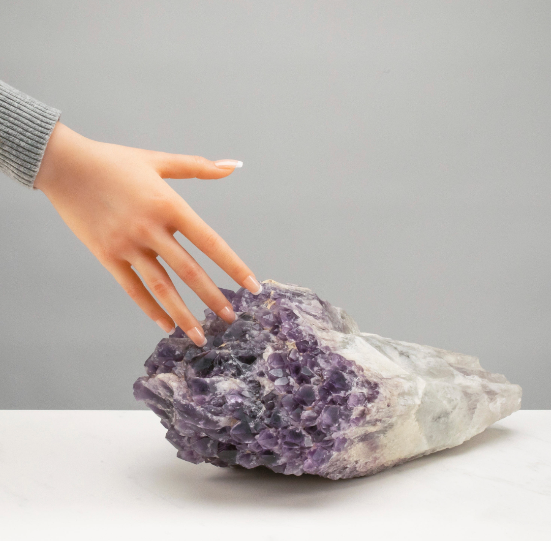 Elestial Amethyst Cluster Point from Brazil - 16 lbs / 13"